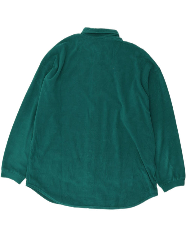 Camisa masculina de lã com ajuste solto THINK PINK 2XL poliéster verde