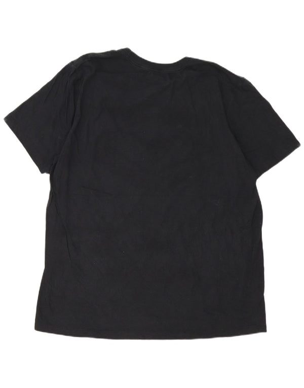Camiseta Nike masculina gráfica Top XL algodão preto