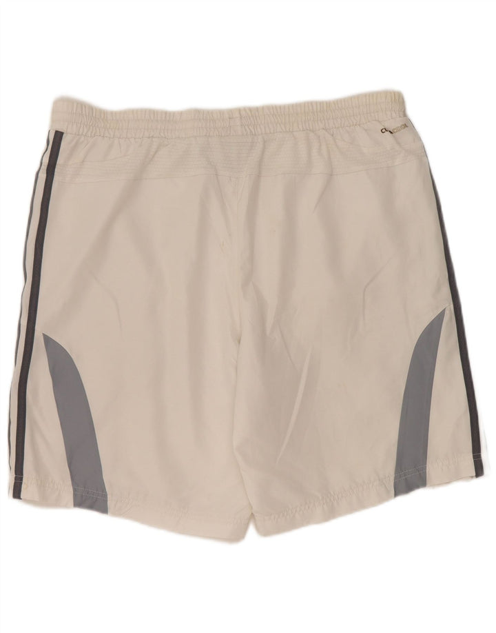 ADIDAS Mens Clima 365 Sport Shorts Médio Branco Colourblock Poliéster