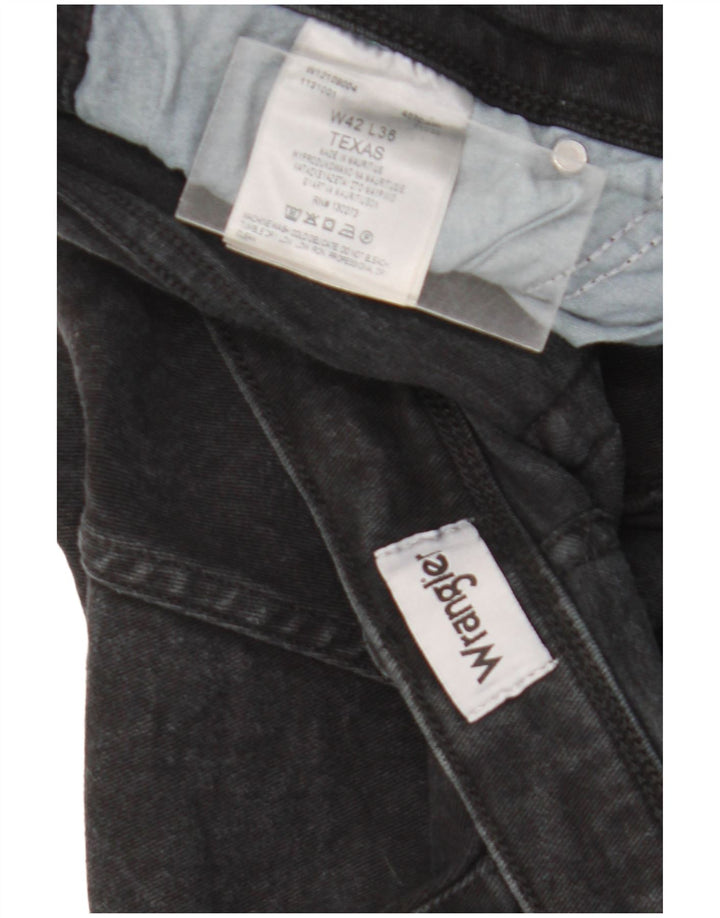 Wrangler Masculino Texas Straight Jeans W42 L36 Preto