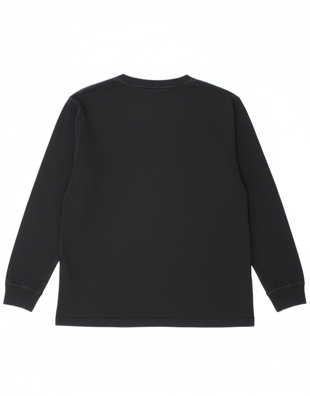Top gráfico masculino NIKE de manga comprida de algodão preto médio