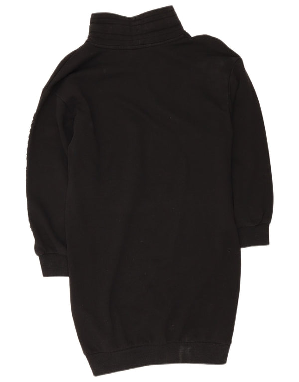 Vestido feminino Armani Exchange com estampa oversized UK 6 XS preto