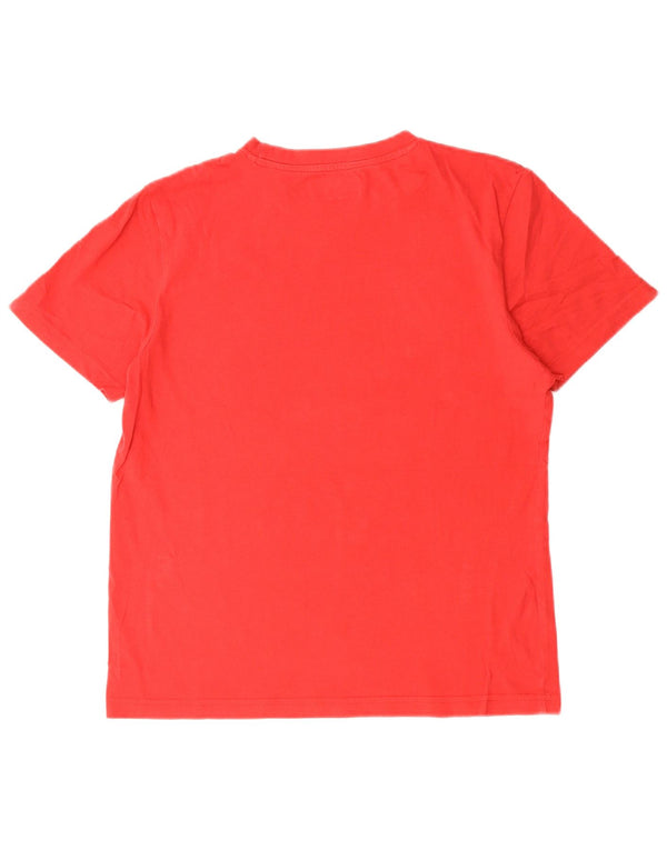 Camiseta feminina KAPPA UK 14 algodão vermelho médio