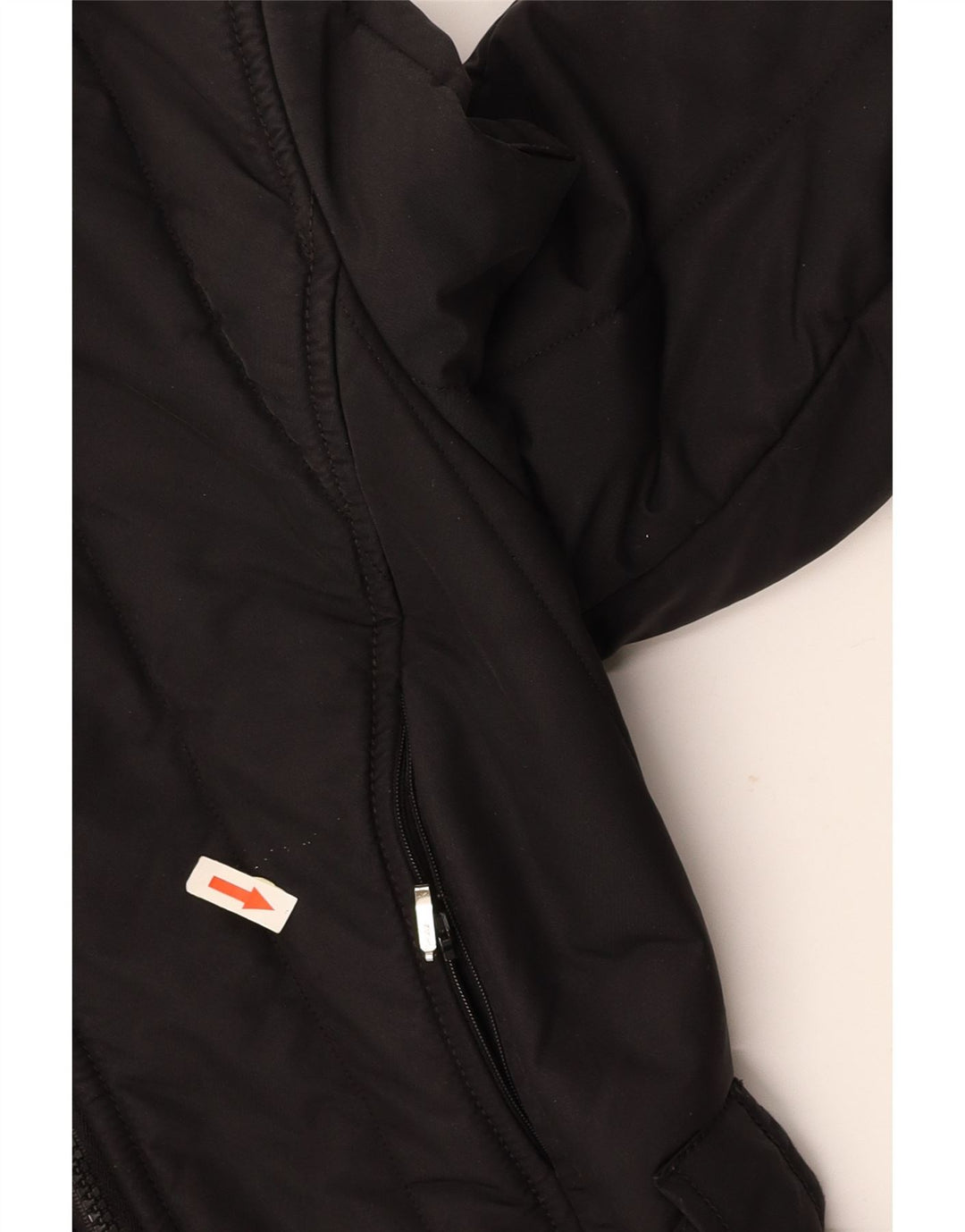 Jaqueta feminina acolchoada REFRIGIWEAR UK 10 pequena poliamida preta