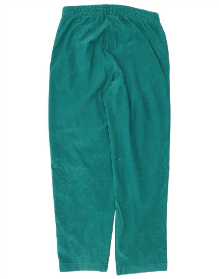 Calças de treino de veludo masculino Diadora UK 38 poliéster verde médio