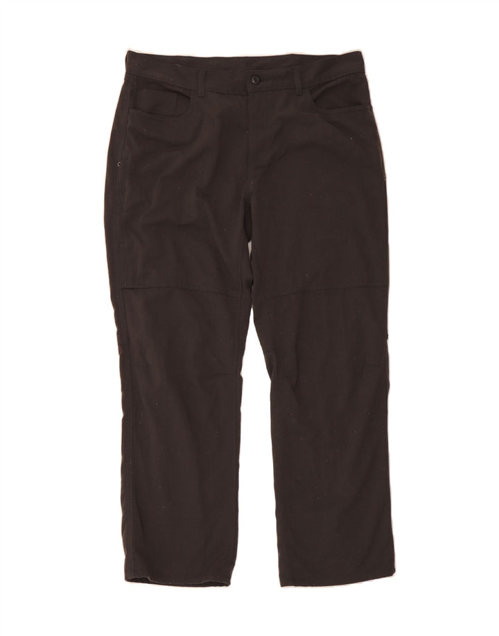 EDDIE BAUER Mens Straight Casual Trousers W36 L30 Black Nylon Vintage Eddie Bauer and Second-Hand Eddie Bauer from Messina Hembry 