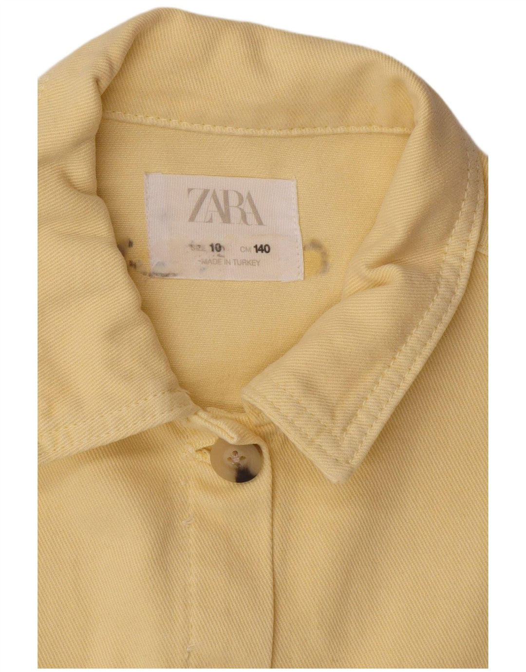 Jaqueta bomber Zara Girls Crop 9-10 anos amarela