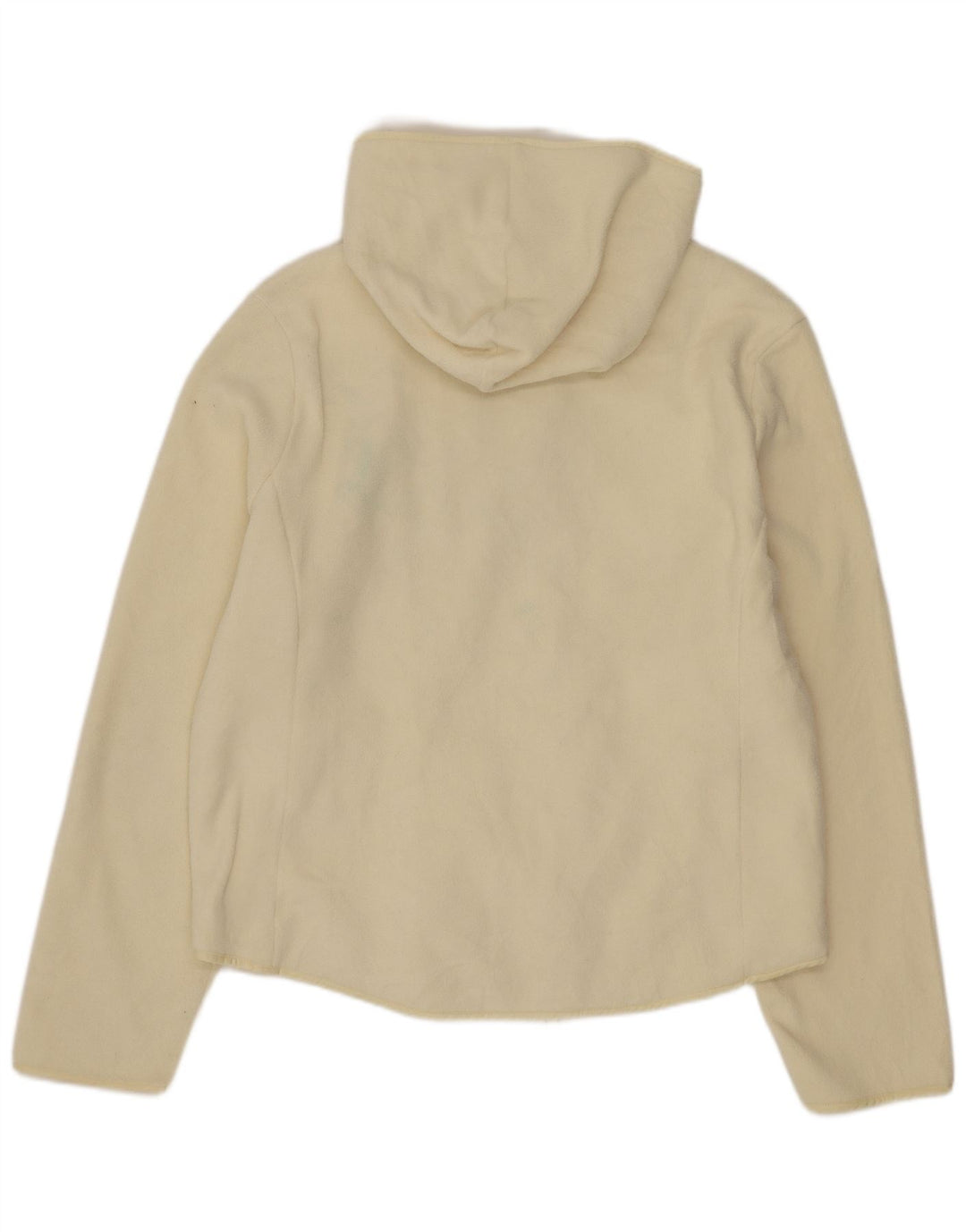 Jaqueta Calvin Klein Jeans Feminina de Lã com Capuz Reino Unido 18 XL Off White Poliéster