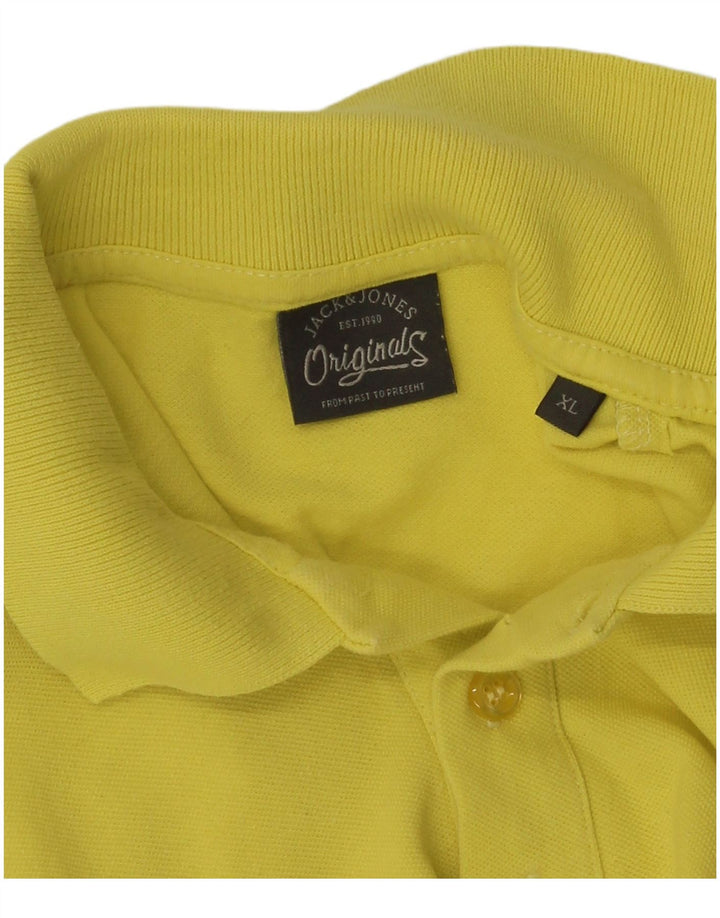 Camisa polo masculina Jack & Jones XL amarela