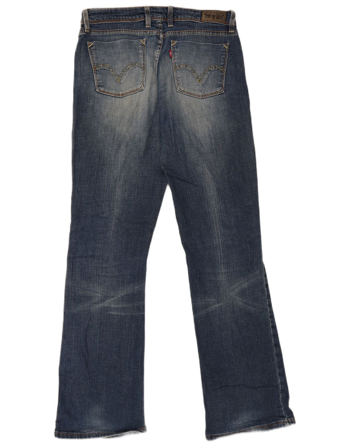 Calça jeans feminina Levi's 629 Bootcut W32 L32 azul algodão