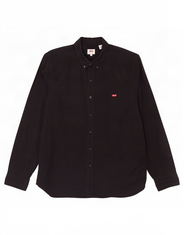 Camisa masculina Levi's XL preta algodão