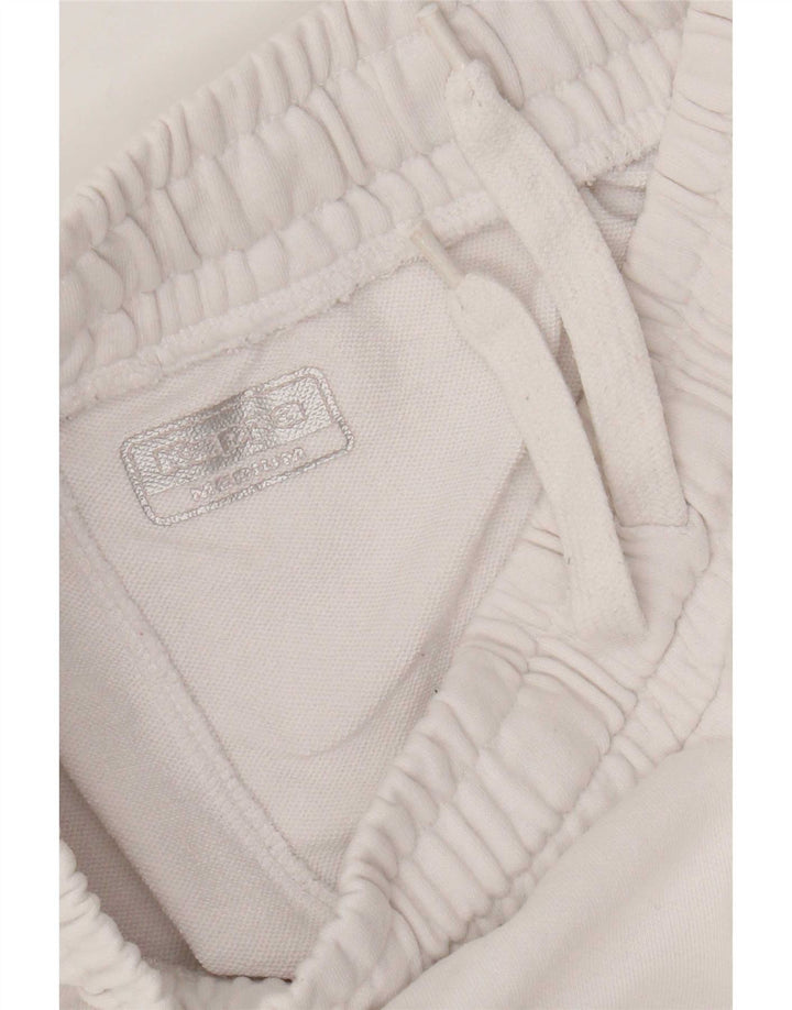 Calça de treino feminina Kappa Joggers UK 12 médio branco