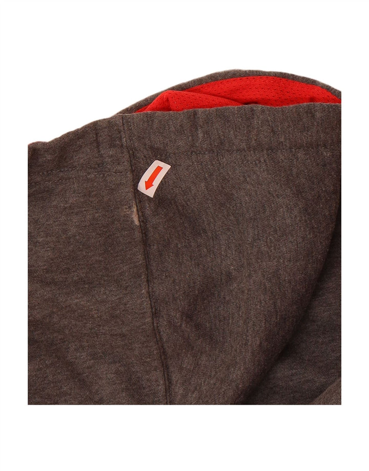 Suéter masculino com capuz e zíper UNDER ARMOUR pequeno algodão cinza