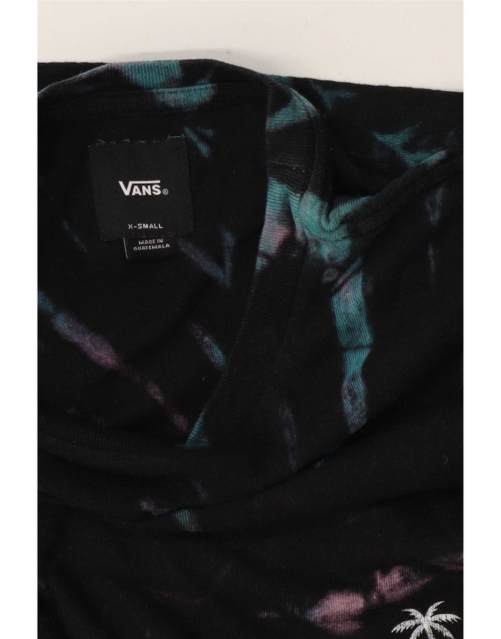 Vans Mens Top Manga Longa XS Preto Tie Dye