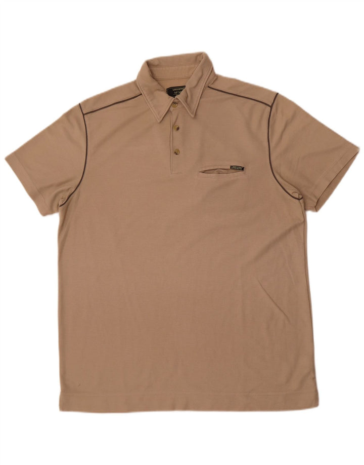 Camisa polo masculina Lee XL bege poliéster