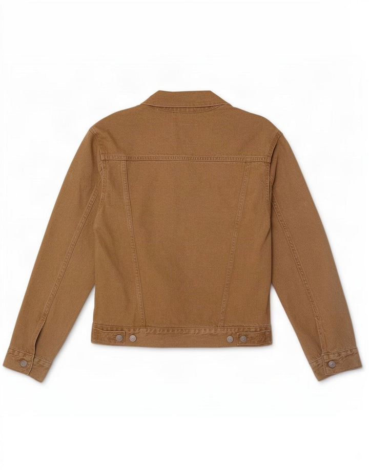 Jaqueta jeans masculina Levi's UK 36 algodão bege pequeno