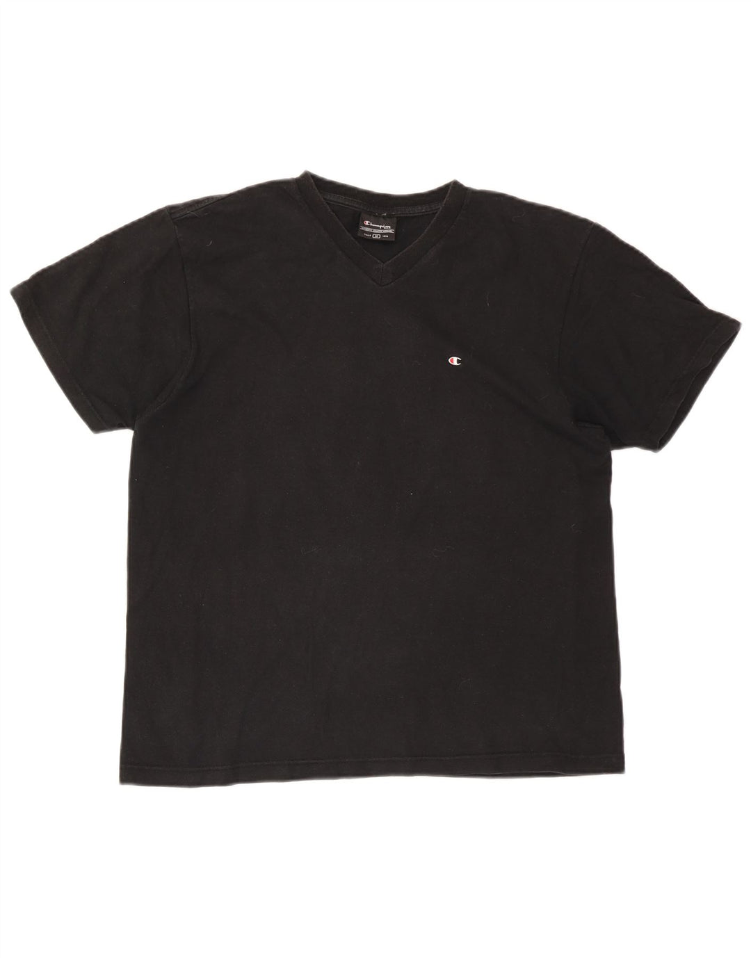 Camiseta masculina Champion de algodão preto médio