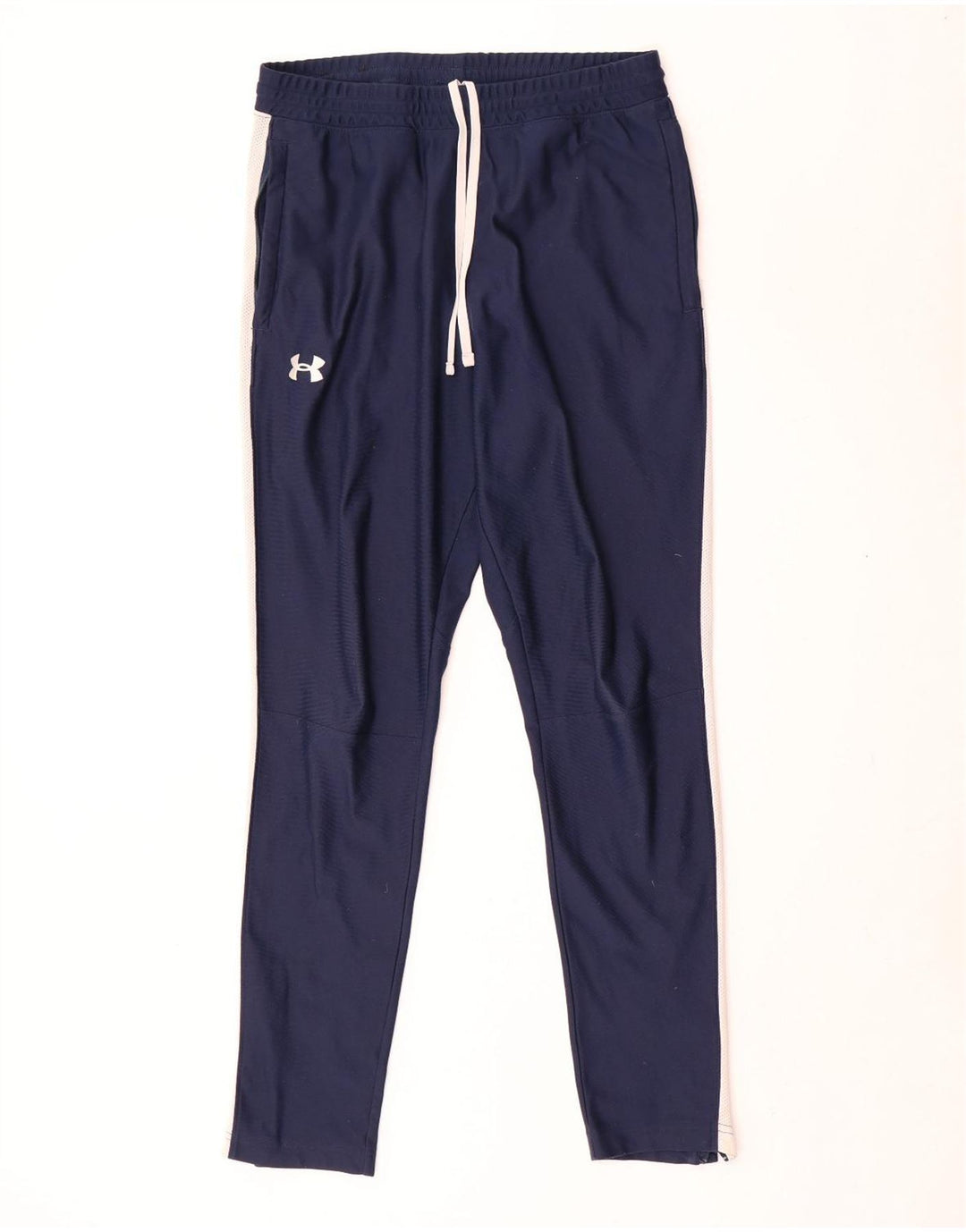 Under Armour Mens Calças de treino ajustadas em bloco colorido azul marinho médio