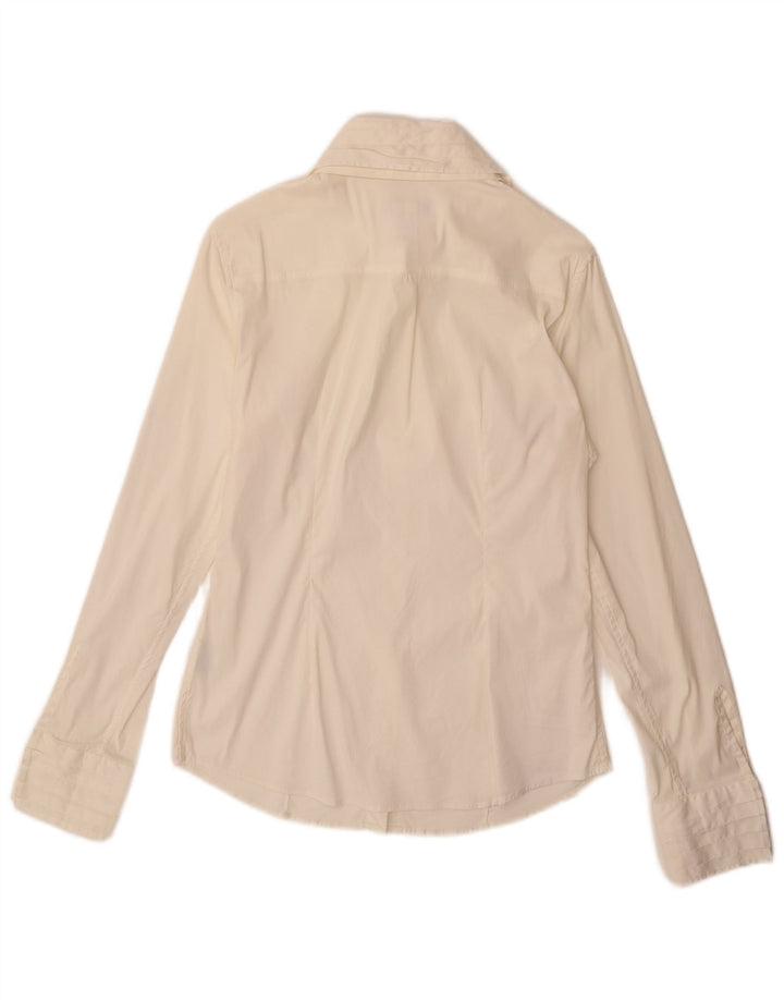 Camisa feminina Gant UK 12 médio algodão branco