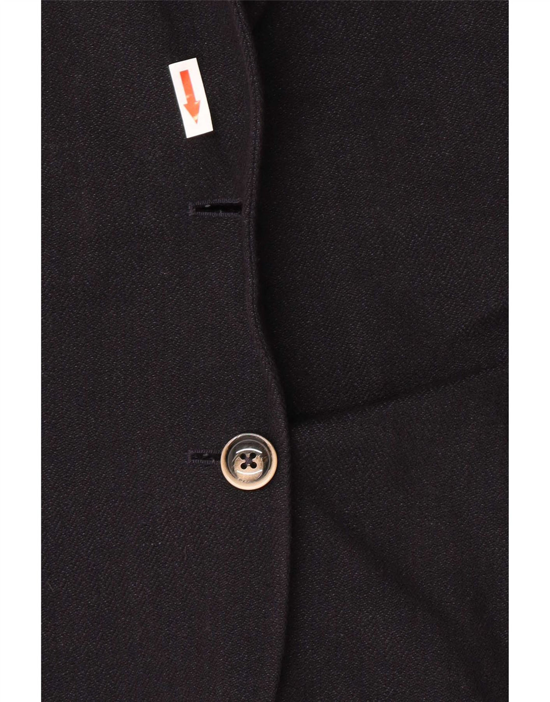 Jaqueta blazer feminina Massimo Dutti com 1 botão EU 44 XL algodão preto