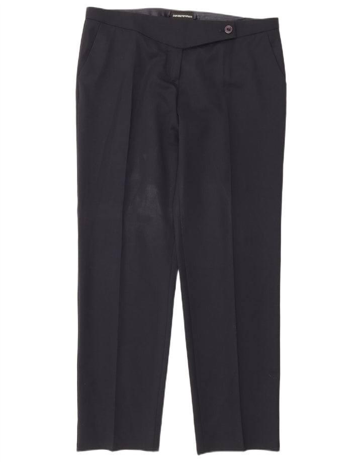 Emporio Armani feminino 2 botões terno de 2 peças IT 44 médio W30 L30 azul marinho