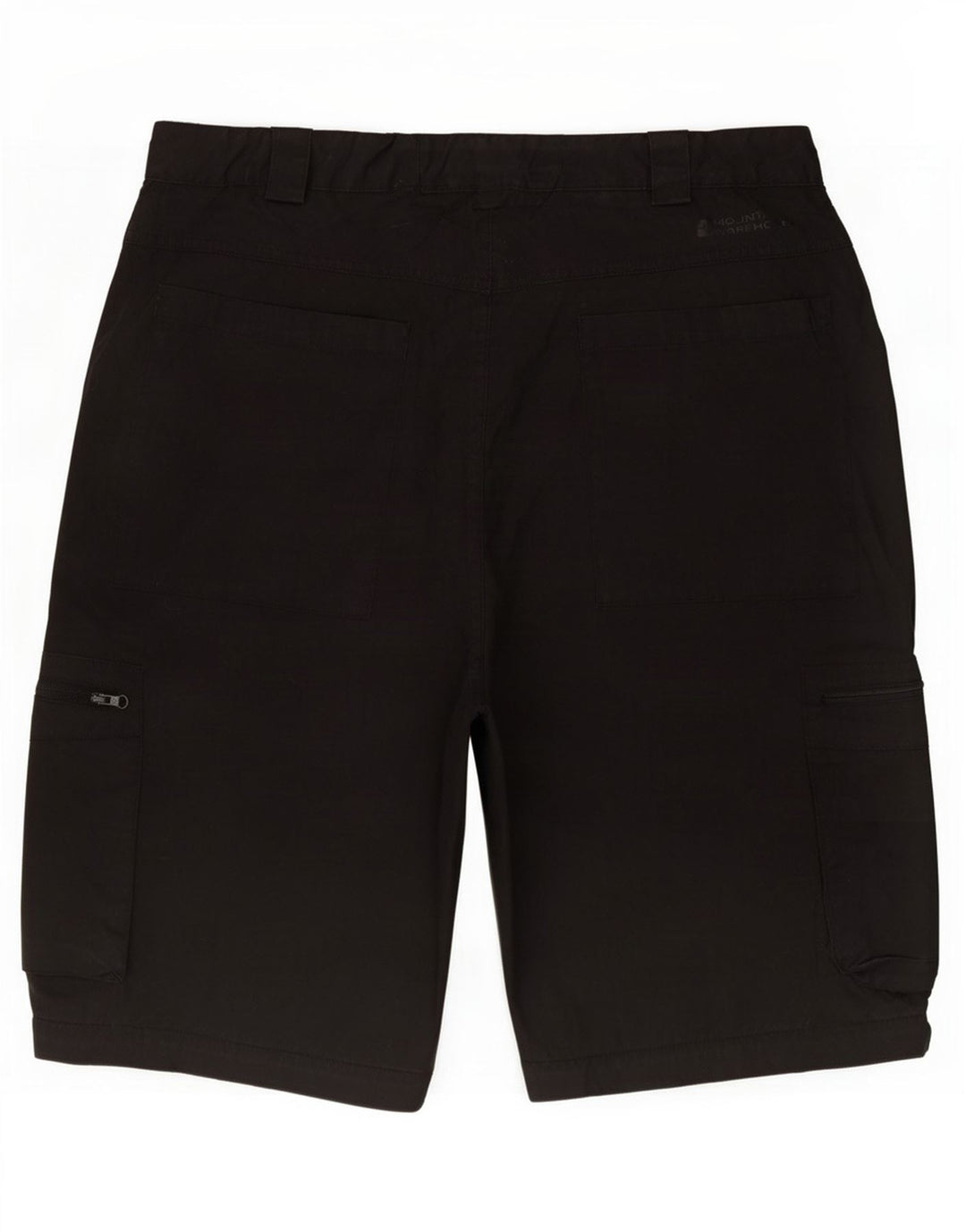 Shorts de carga masculino Mountain Warehouse grande poliéster preto W34