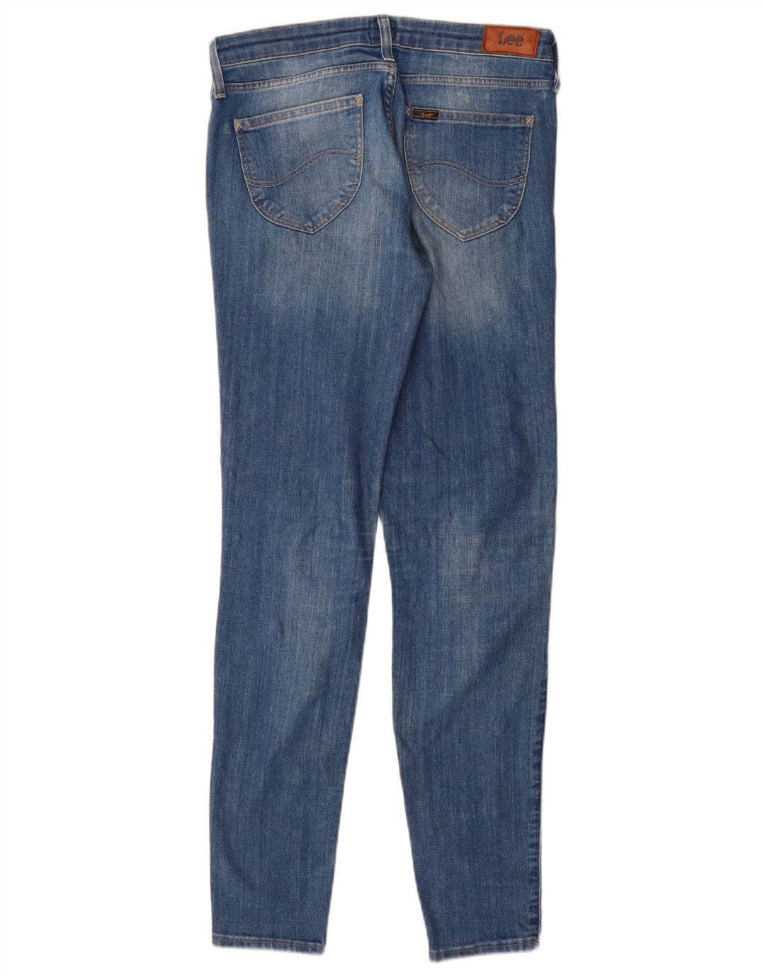 Lee Womens Scarlett Skinny Jeans W28 L31 Azul Algodão