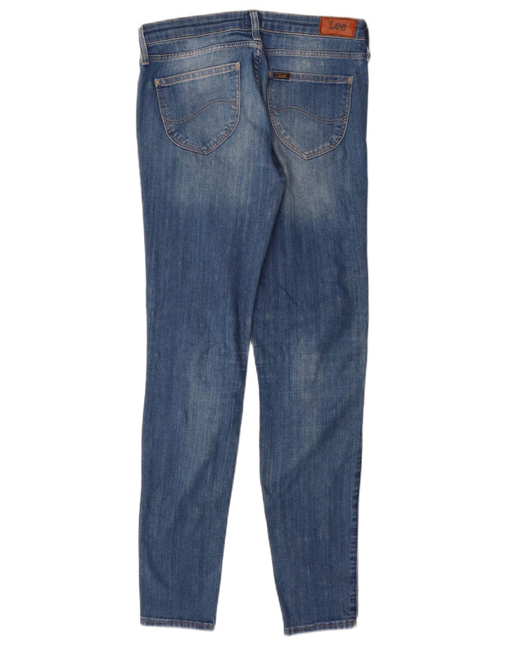 Lee Womens Scarlett Skinny Jeans W28 L31 Azul Algodão