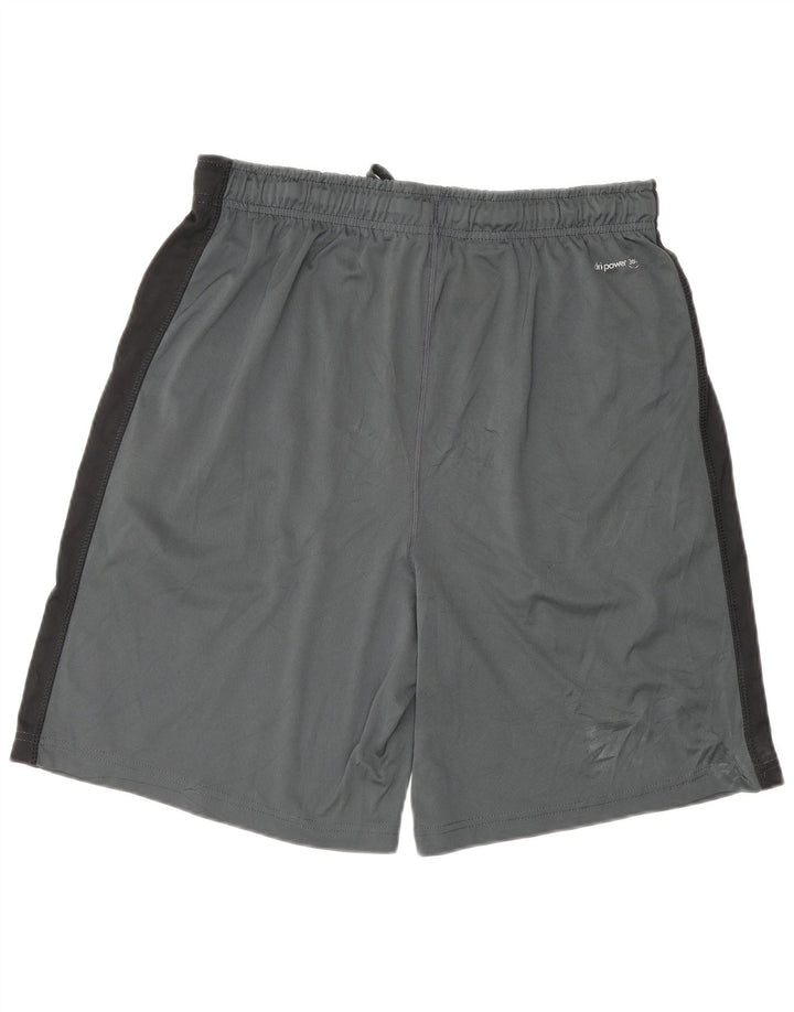 Russell Athletic Mens Sport Shorts Médio Cinza Colourblock Poliéster