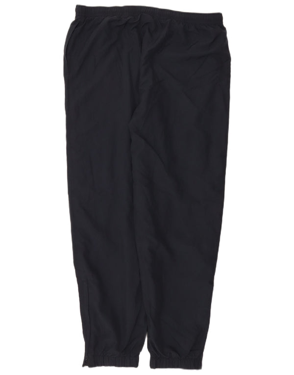 Calça esportiva masculina Lacoste joggers grande poliéster azul marinho