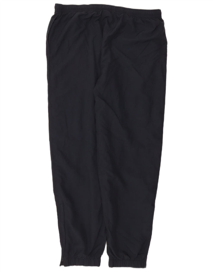 Calça esportiva masculina Lacoste joggers grande poliéster azul marinho
