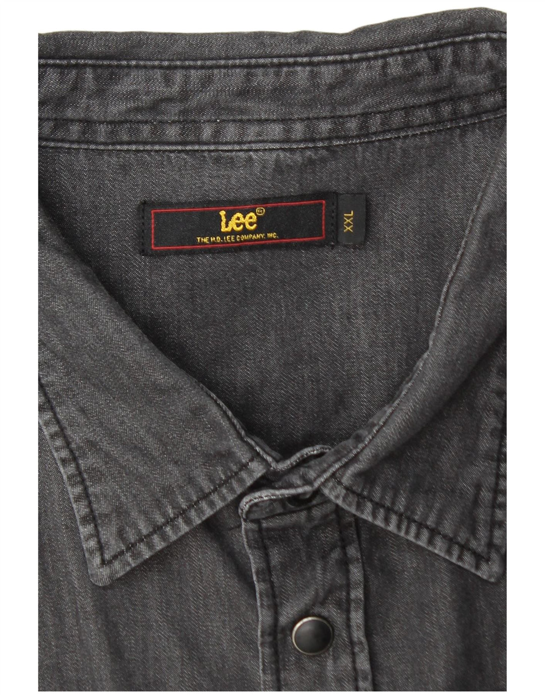 Camisa jeans masculina LEE 2XL preta