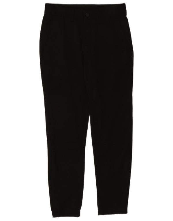 Zara Mens Slim Chino Calças EU 36 XS W29 L27 Poliéster Preto