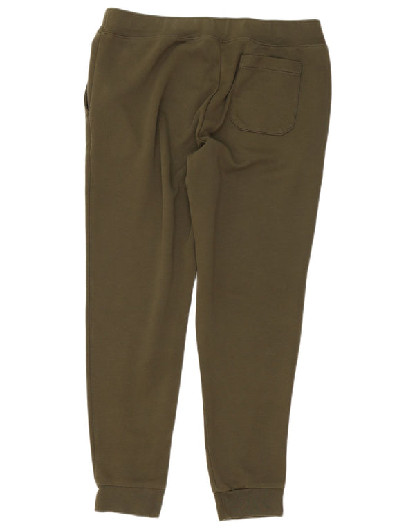 Polo Ralph Lauren Mens Calças de treino Joggers poliéster verde grande