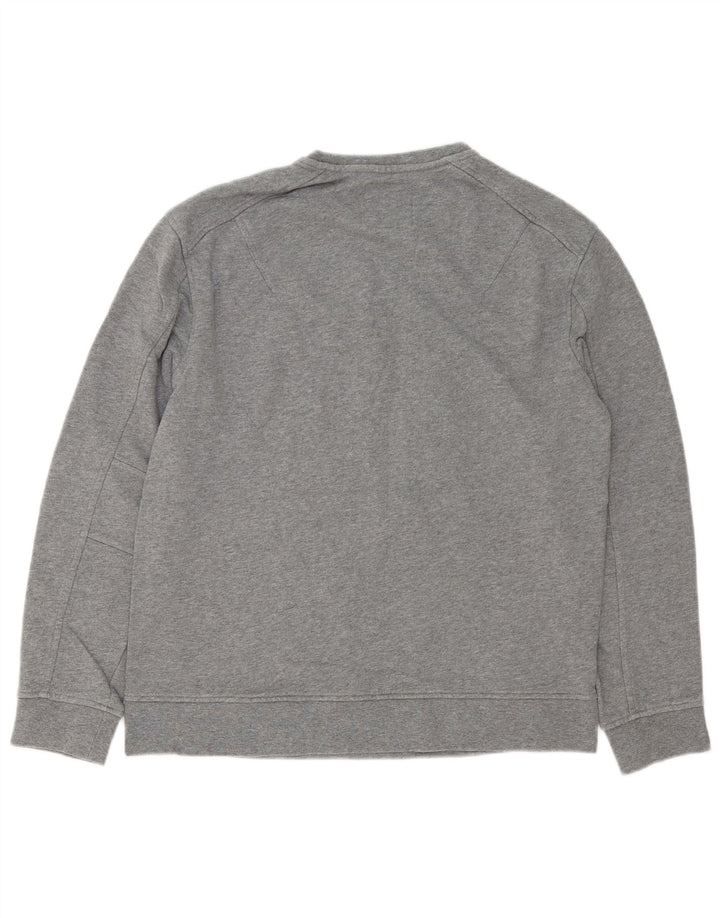 Suéter gráfico masculino Armani Exchange de algodão cinza médio