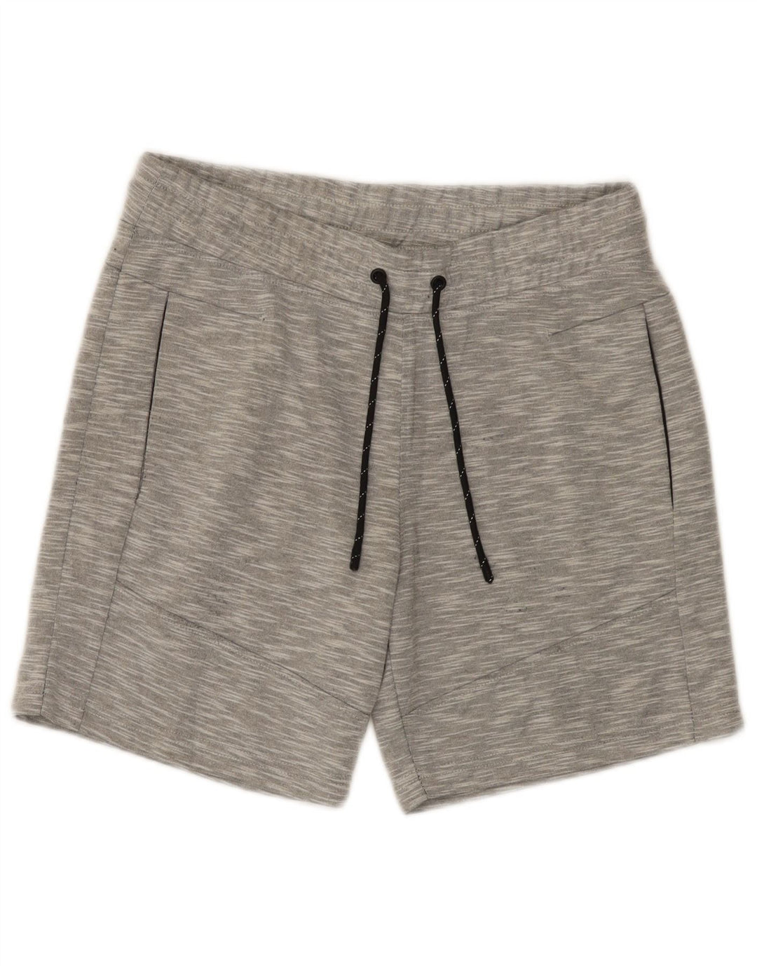 Shorts esportivos masculinos Jack & Jones poliéster manchado cinza médio