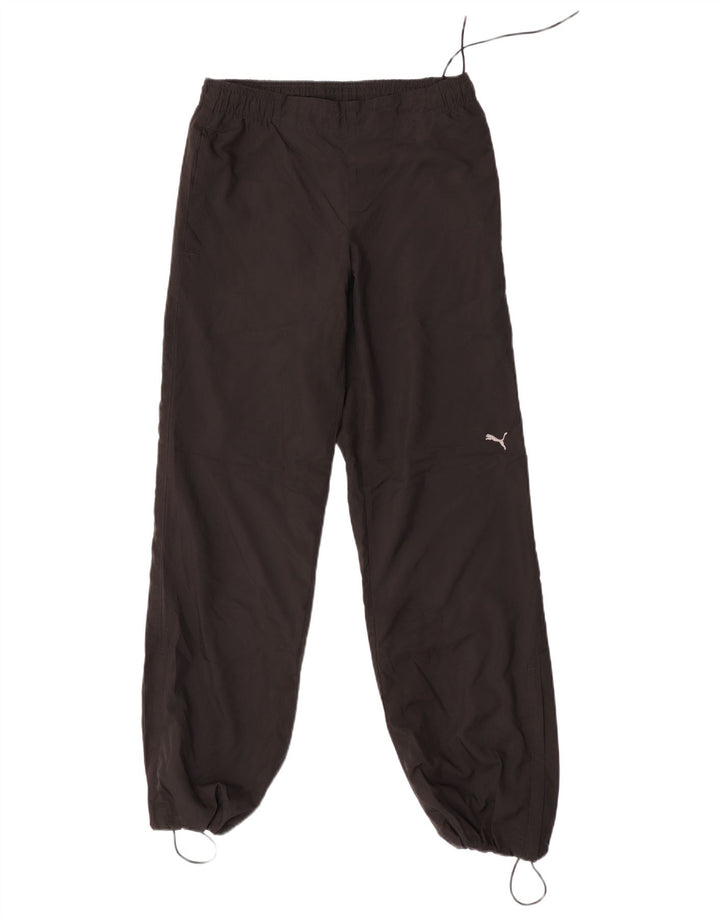 Calça de treino feminina Puma Joggers UK 10 pequeno poliéster preto