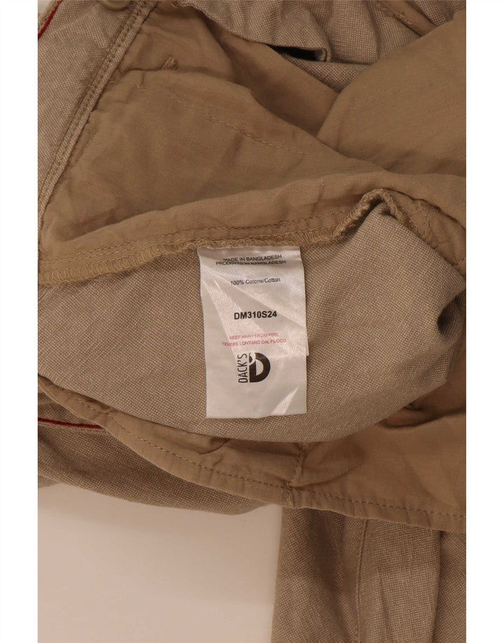 Shorts cargo masculino Dack IT 48 médio W32 algodão bege