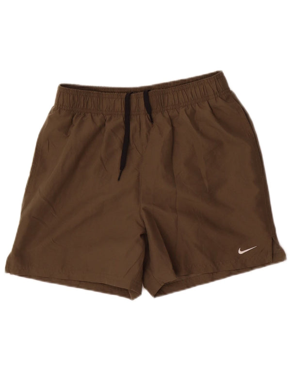Nike Mens Sport Shorts Pequeno Poliéster Cáqui