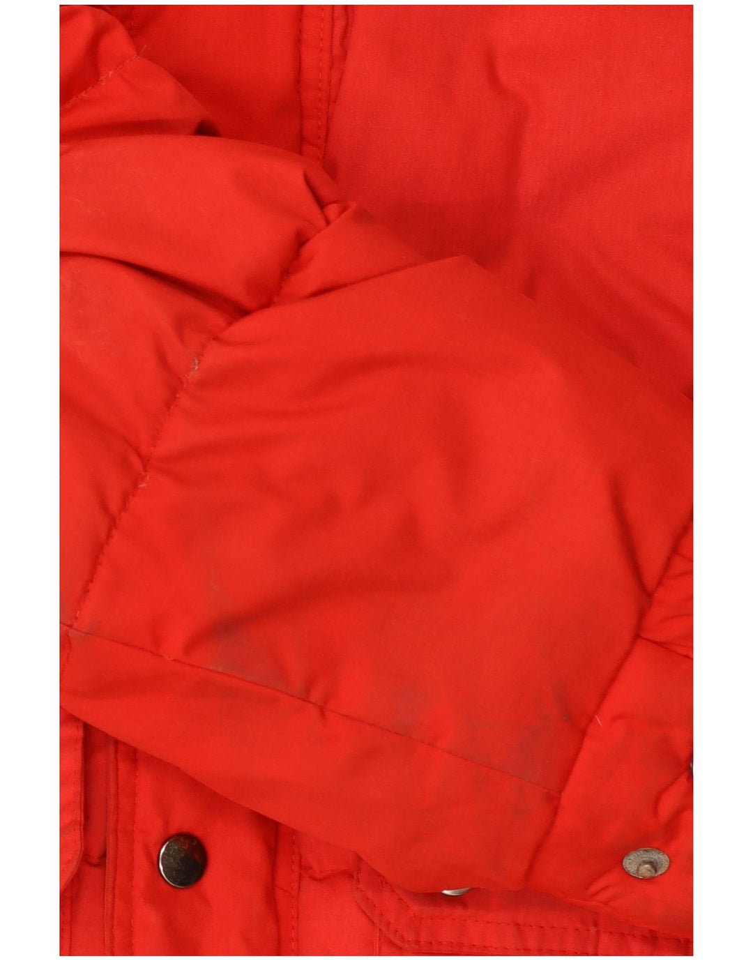 Jaqueta acolchoada com capuz masculina SALEWA UK 40 grande poliéster colorblock vermelho