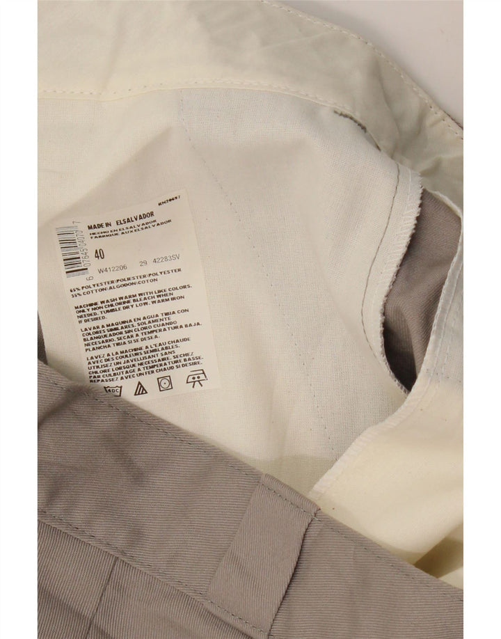 DICKIES Mens Chino Shorts W40 XL Cinza Poliéster