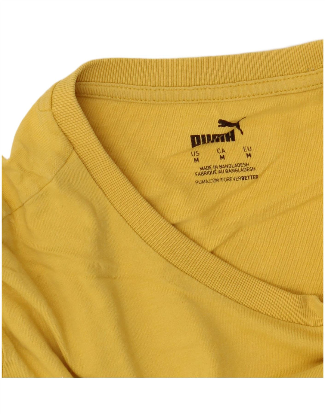 Camiseta masculina Puma Graphic Top Amarelo Médio