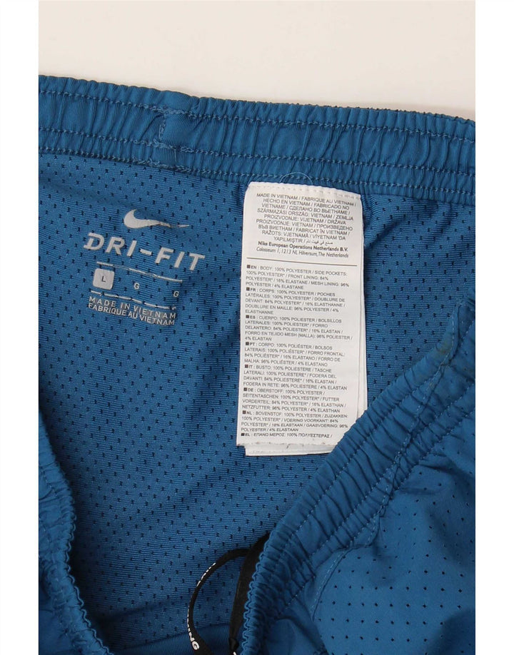 Nike Mens Dri Fit Sport Shorts Grande Azul Poliéster