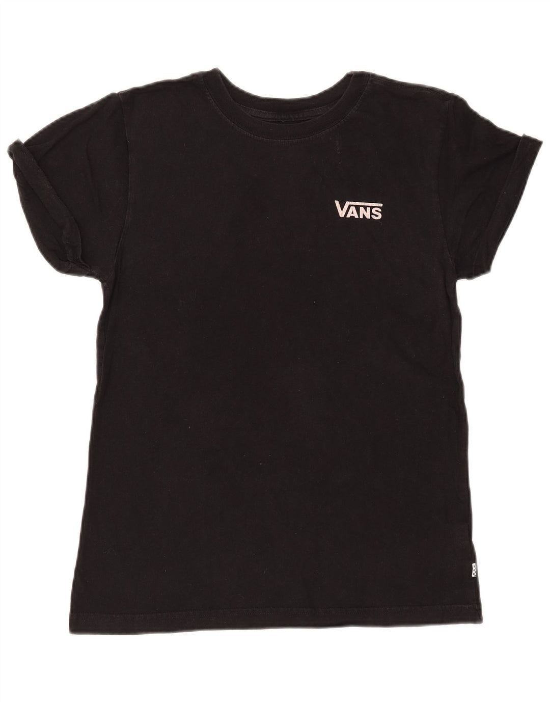 Camiseta feminina VANS com estampa gráfica UK 12 médio preto floral algodão