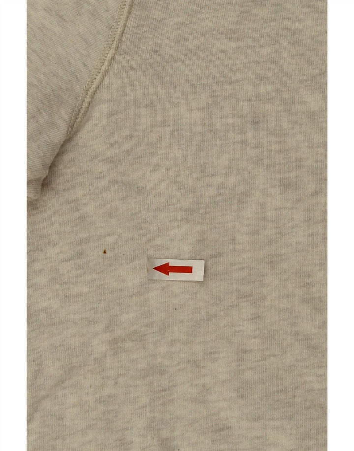 Farah moletom masculino jumper médio cinza algodão manchado