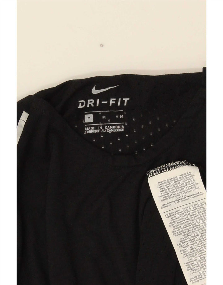 Camiseta Nike Masculina Dri Fit Top Médio Poliéster Preto