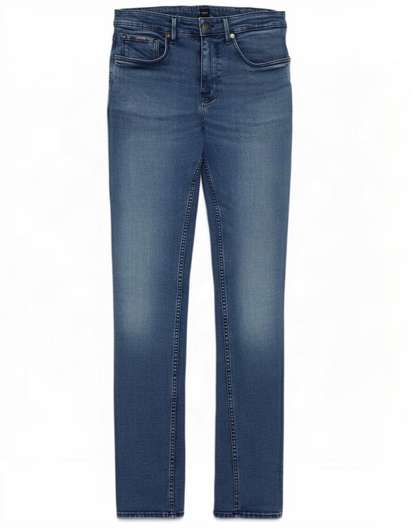 Hugo Boss Jeans Slim Feminino W32 L32 Azul Algodão