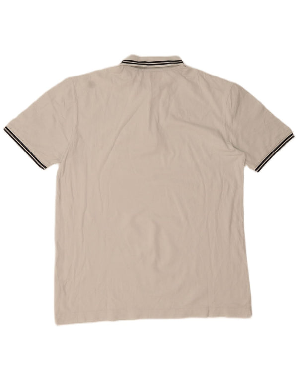 Camisa polo masculina KAPPA 2XL algodão branco