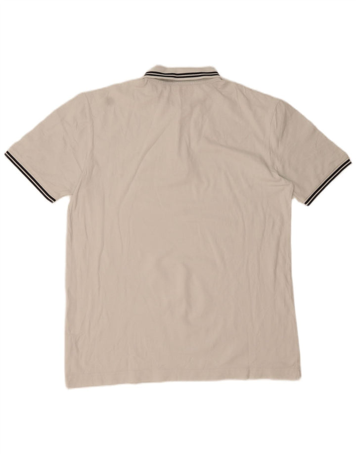Camisa polo masculina KAPPA 2XL algodão branco