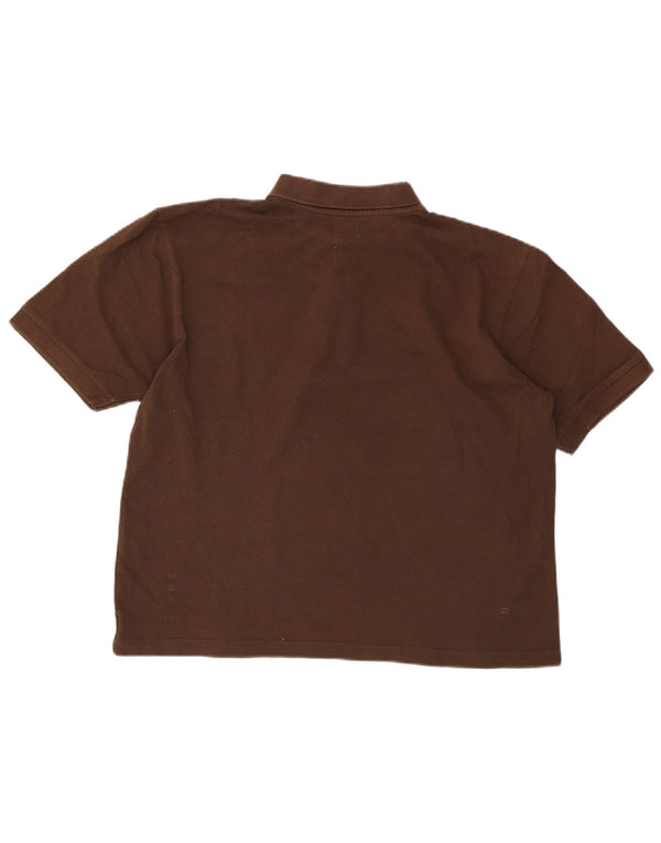Camisa polo masculina Kappa XL algodão marrom